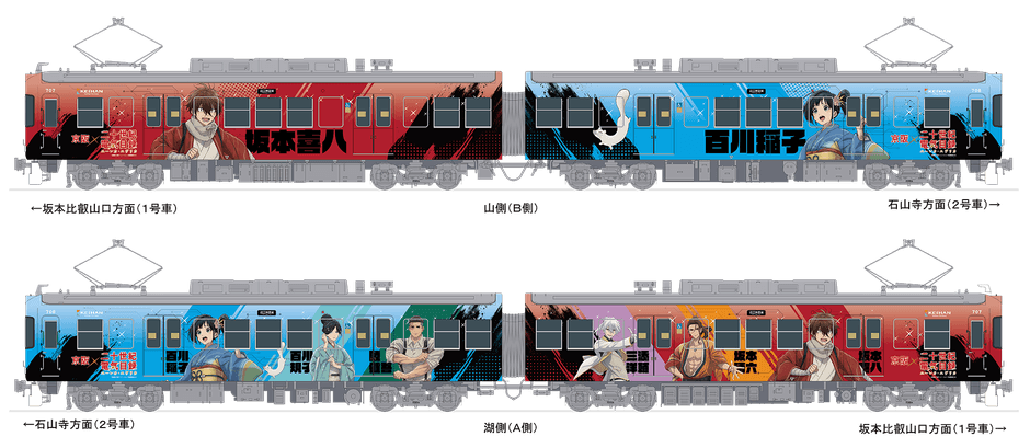 ラッピング電車(イメージ)