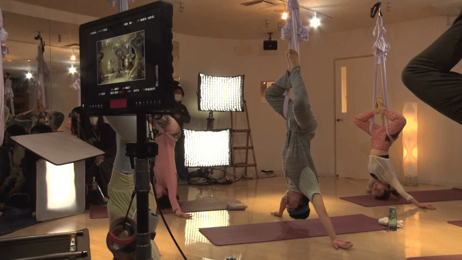 「運動、からの、大豆バー。」篇 メイキング 2