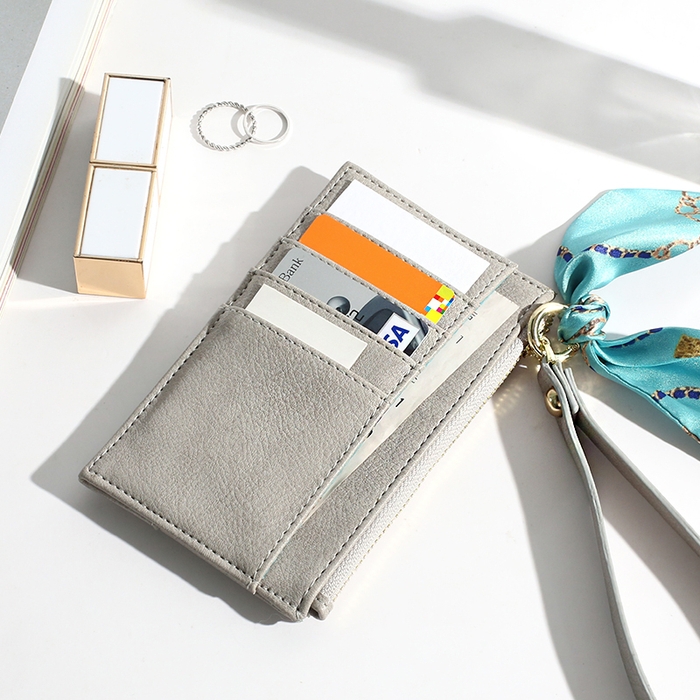 カード&キーケース ベージュ