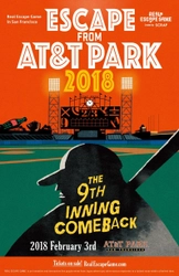 球場全体を使った参加型ゲーム・イベント 「ESCAPE FROM AT&T PARK 2018」開催決定 米サンフランシスコで最大規模リアル脱出ゲーム 1日限定開催