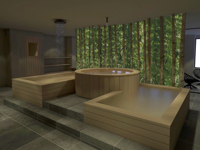 美泡風呂・美泡水風呂イメージ図