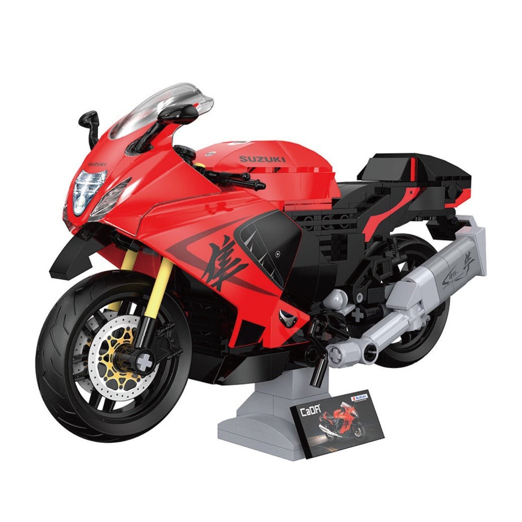 スズキ「Hayabusa」を1/12スケールでリアルに再現!299ピースのブロックモデルが登場