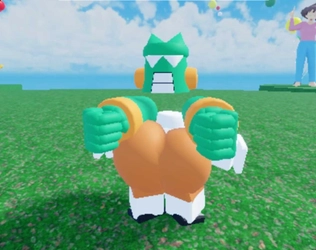 Roblox『クレヨンしんちゃんアドベンチャーパーク　オラのぶりぶり大合戦』　アトラクション来場者だけがもらえる！「カンタム・パンチ」おしりプレゼント 11月1日（土）より配布開始