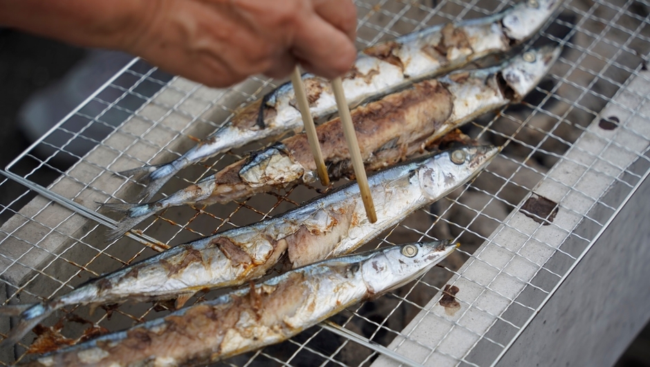 片面7分をじっくり焼く！我慢です！