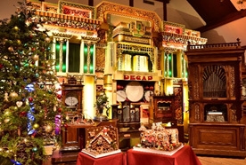 クリスマスのコンサート展示室(イメージ)