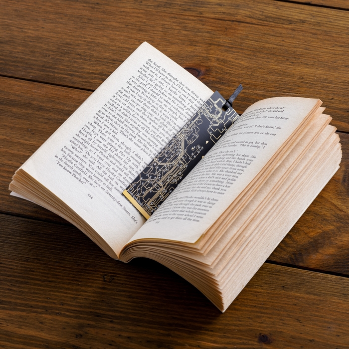 東京回路線図 基板アート栞 黒