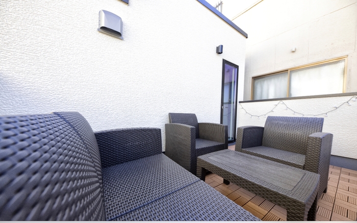 屋上 イルミ付き