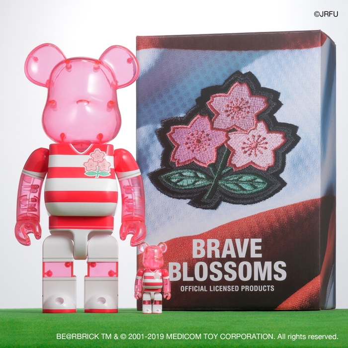 ラグビー日本代表2019 BE@RBRICK 100% & 400% SET(3)　※画像はイメージです。実際の商品と一部異なる場合がございます。