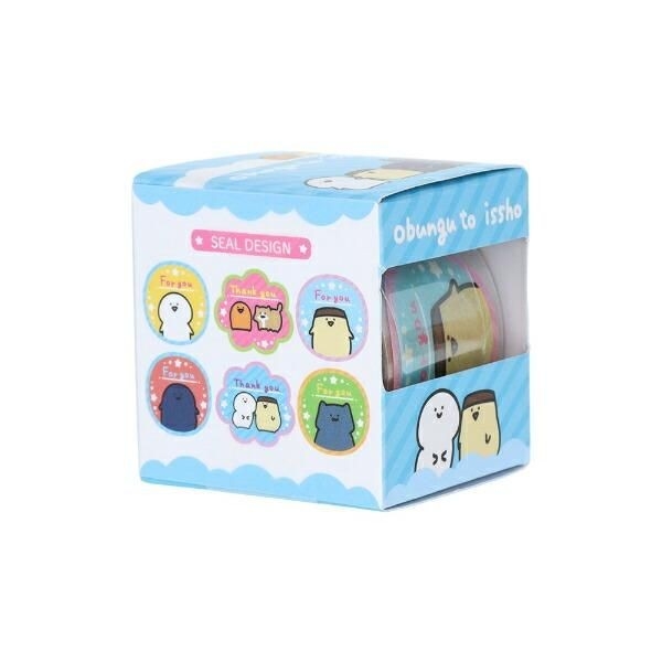 お文具さんと一緒のシール