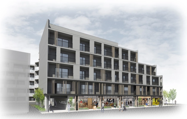 丸仁ホールディングス、 東急住宅リース、リアルゲイトの3社が協働し、 新築複合施設「CONTRAL NAKAMEGURO」を 中目黒に2021年2月オープン　 11月19日より入居者募集開始