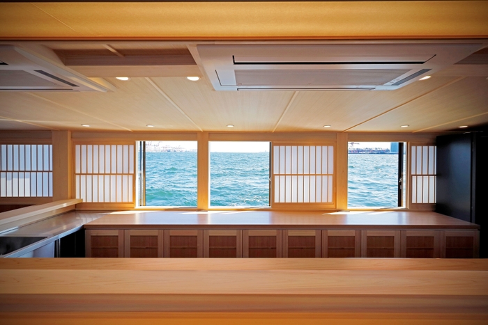 屋形船「鮨 おりがみ」　内観(2)