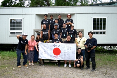 「モントリオール国際花火競技大会2025」日本チーム集合写真