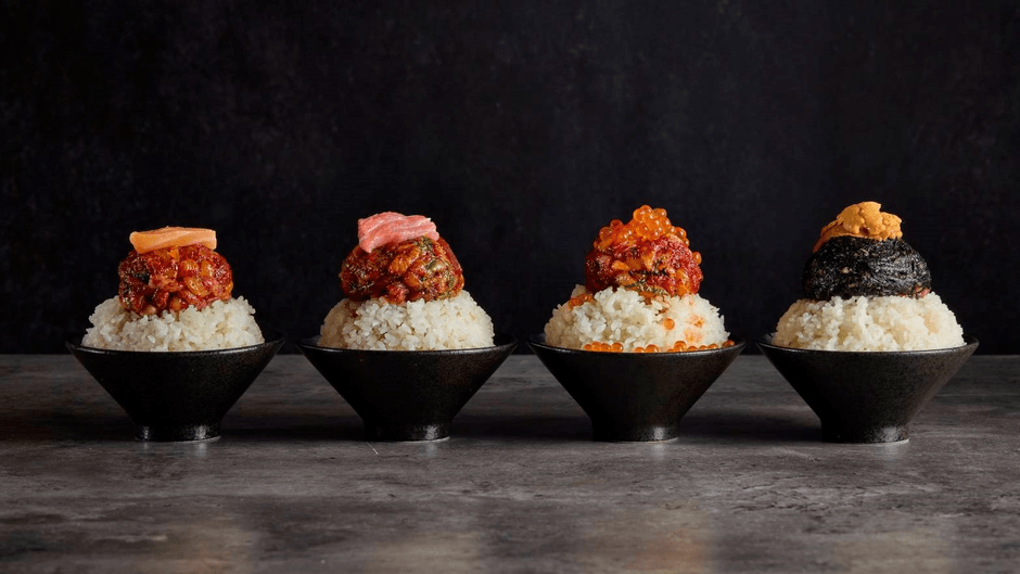 ▲「牛と米　シェフガーデン店」のBAKUDAN丼