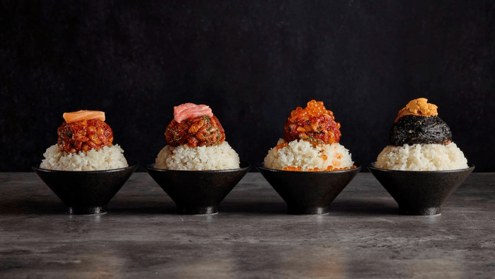 ▲「牛と米　シェフガーデン店」のBAKUDAN丼