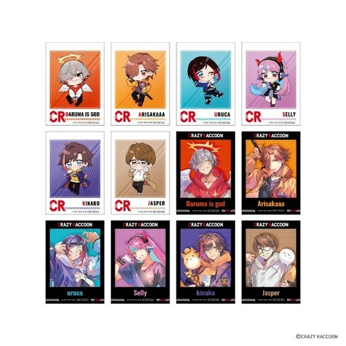 ▲チェキ風カード(全12種)　配布期間：10/4(土)～10/17(金)  