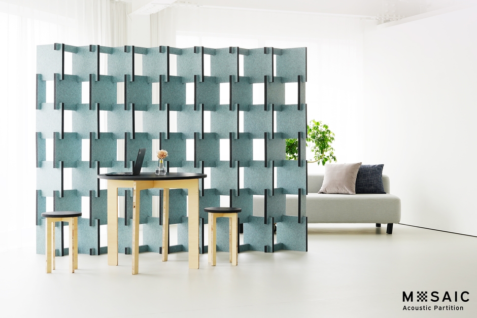 MOSAIC吸音パーテーション　使用イメージ(1)