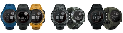 Garmin アウトドアGPSウォッチにソーラー充電機能を搭載　 『INSTINCT DUAL POWER』シリーズを7月16日(木)に発売