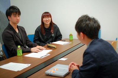 取材の様子