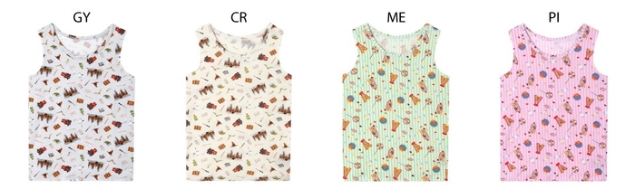 品番:JS7057 サイズ:100,110,120,130 カラー:GY/CR/ME/PI 価格:¥2,310(税込)