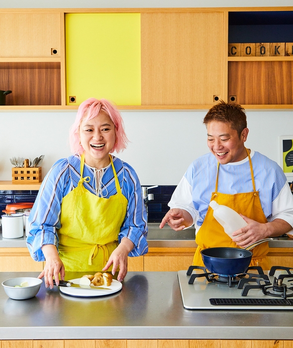 「人気料理家のおうちごはん大公開！」栗原心平さん（右）×栗原友さん（左）