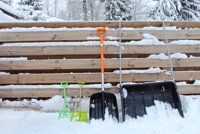 雪かき作業