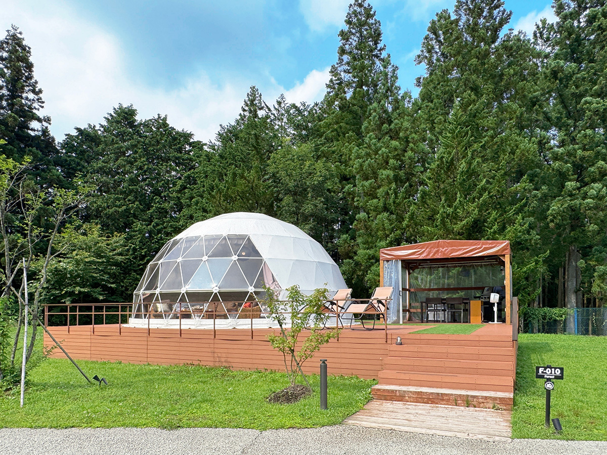 冬でも快適なドームテント