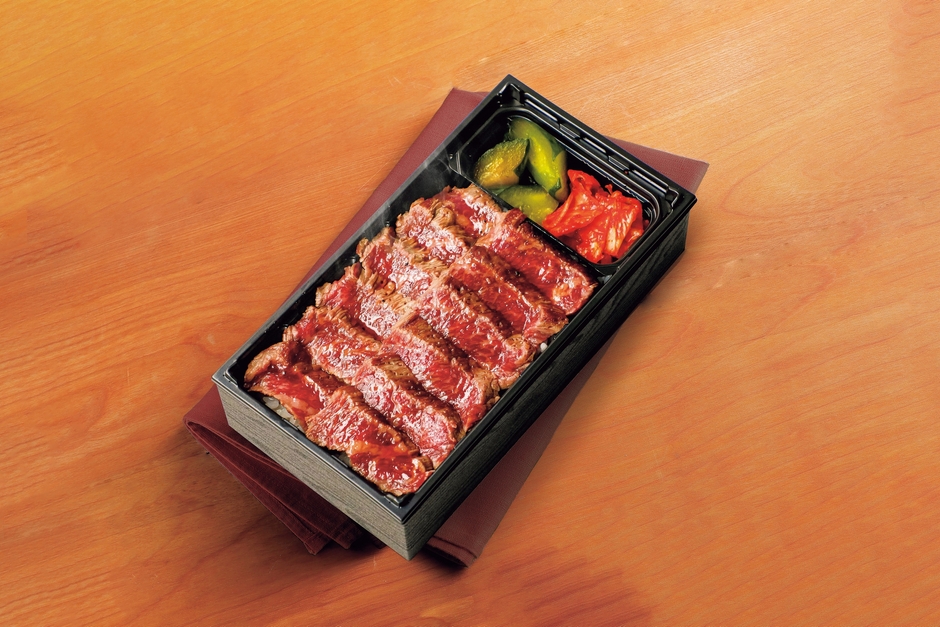 【YAKINIKU HITOKIWA】宮崎和牛赤身肉ステーキ弁当