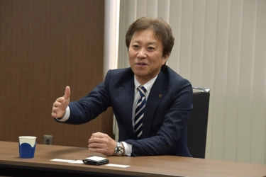 【名城大学】連携協定を締結している富山県氷見市の菊地正寛市長が本学を表敬訪問