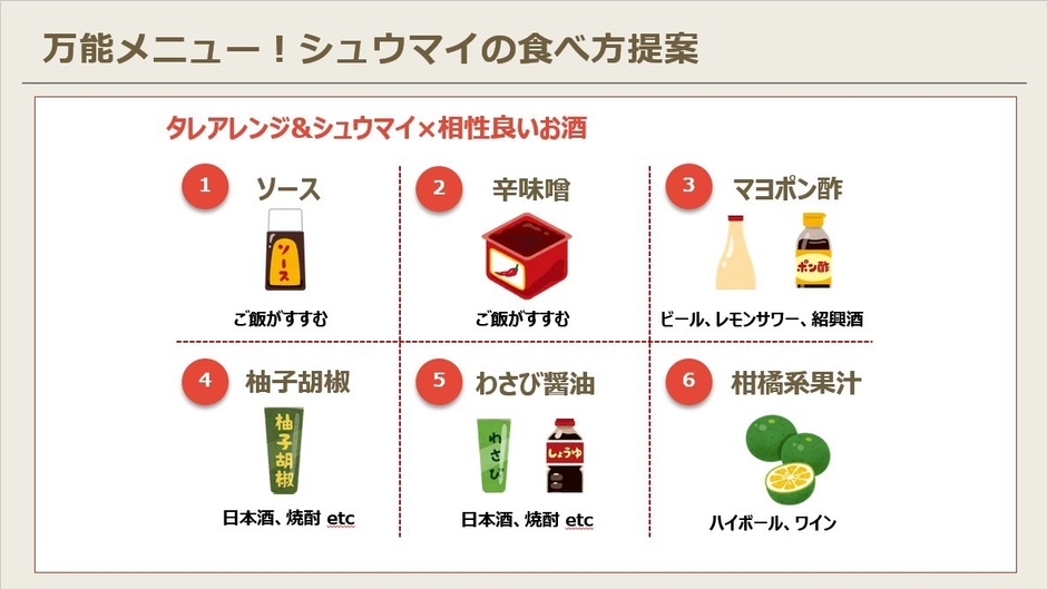 6種タレ アレンジイメージ