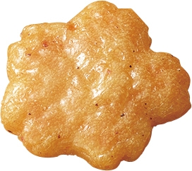 味ごのみ梅しそ風味　生地花形あられ(梅しそ)(2)
