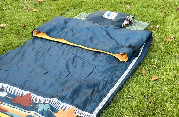 ミニキャンプで使用する寝袋