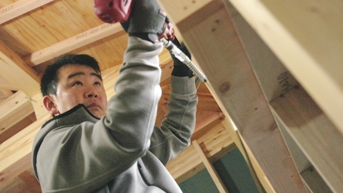 6月オープン予定のココシ家 屋久島(建築中の写真) 2