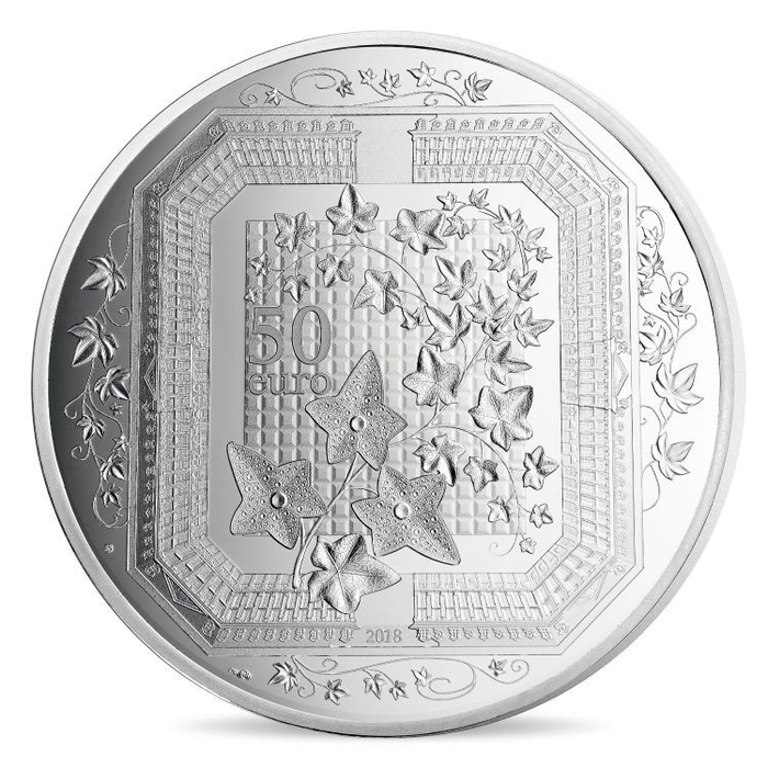 50ユーロ銀貨 5オンス 表面