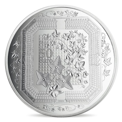 50ユーロ銀貨 5オンス 表面