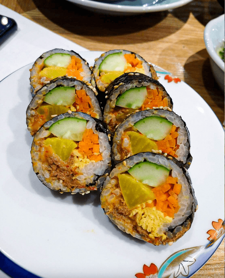 研究を重ねたどり着いた「自家製キンパ」はお肉とご飯が絶妙のバランス