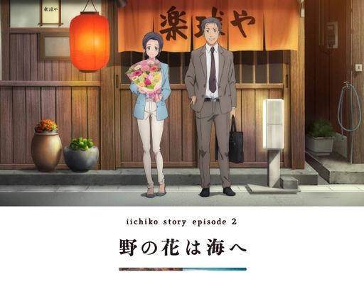 「いいちこ」のポスターから始まるアニメーションムービー『iichiko story ep.2 「野の花は海へ」』を公開。