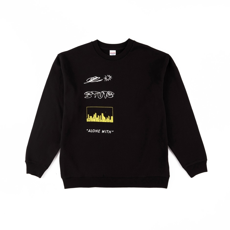 “Alone with”STUTS(BLACK)FRONT