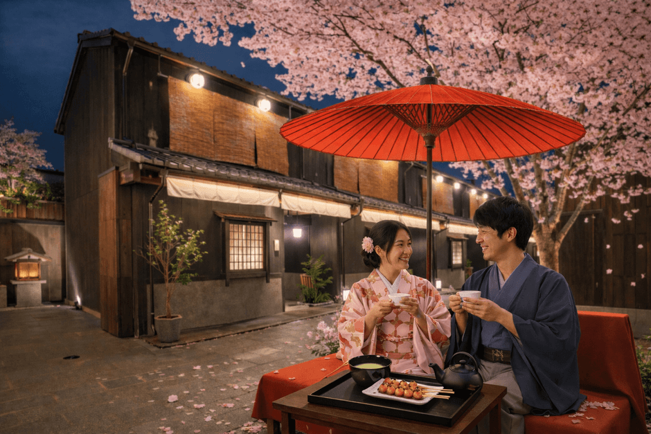 時をこえて桜の茶屋へ