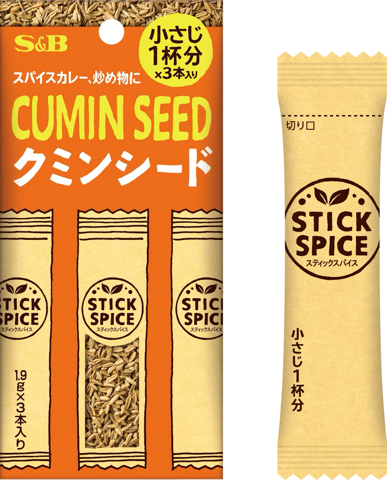 <「スティックスパイス」1袋(3本入り)> ※巨大スパイスガチャの結果に応じて、もらえる種類は異なります。