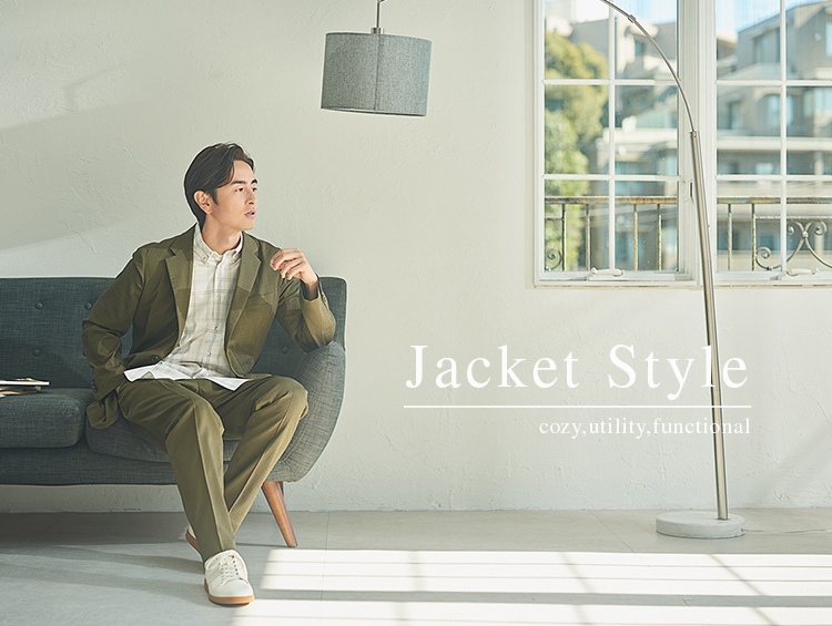 TAKEO KIKUCHI（タケオキクチ） “Jacket Style ~cozy, utility