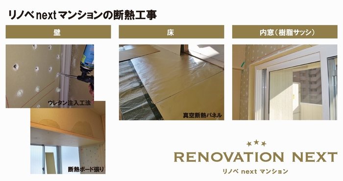 リノベnextマンションの断熱工事