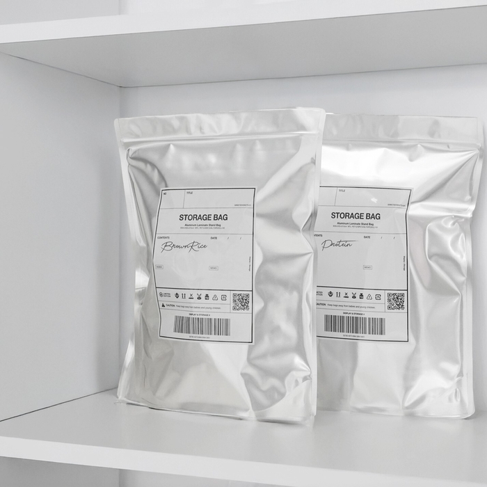 自立して保管可能な保存袋