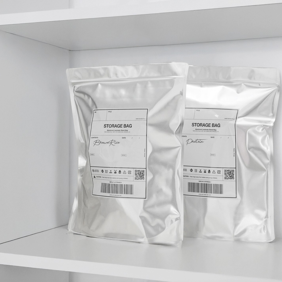 自立して保管可能な保存袋