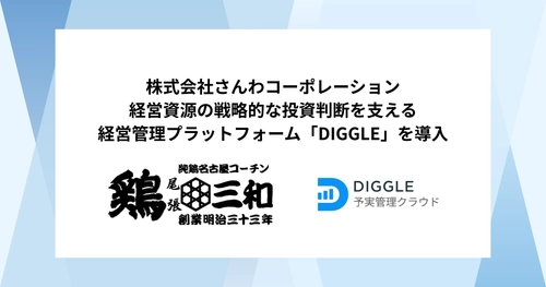 株式会社さんわコーポレーション、経営資源の戦略的な投資判断を支える経営管理プラットフォーム「DIGGLE」の導入で、より高度な予実管理体制を目指す