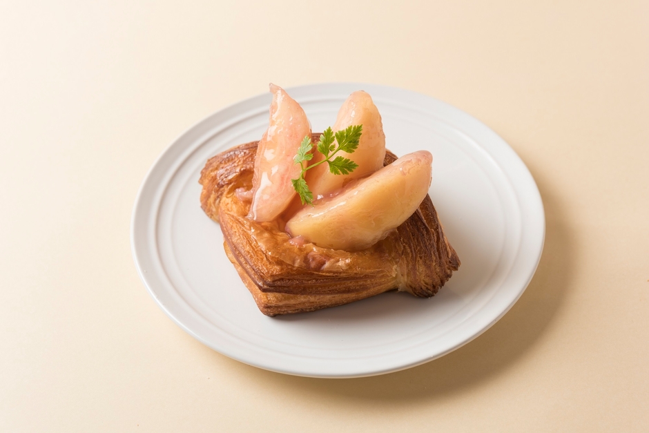 ビゴの店(ベーカリー) 福島桃のデニッシュ