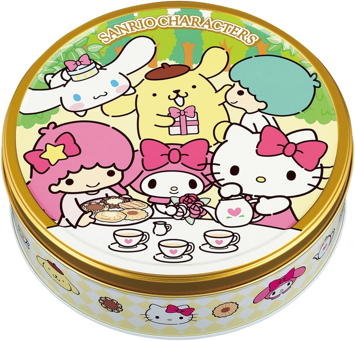 トルテクッキー缶(サンリオキャラクターズ)缶斜