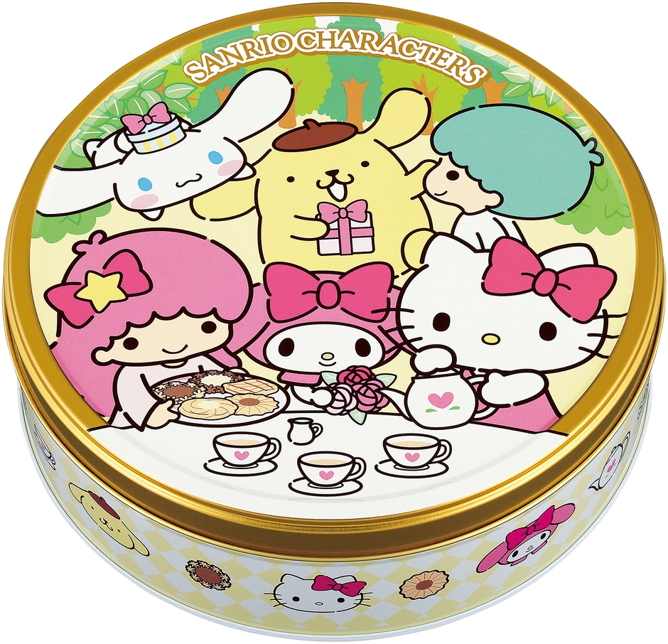 トルテクッキー缶(サンリオキャラクターズ)缶斜