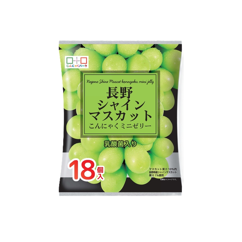 長野シャインマスカットこんにゃくミニゼリー18個入
