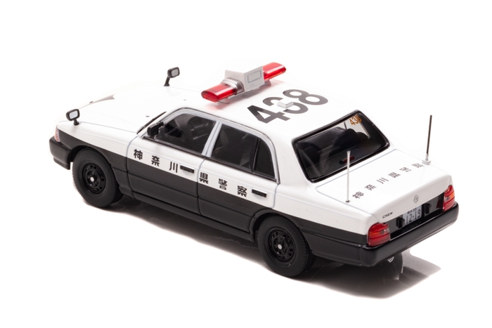 日産 クルー 1995 神奈川県警察交通部交通機動隊車両 (438)：左後