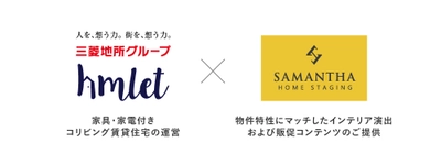 三菱地所グループの賃貸住宅「ハムレット」の空間演出を、 サマンサ・ホームステージングが実施したことを公式HP上で公開